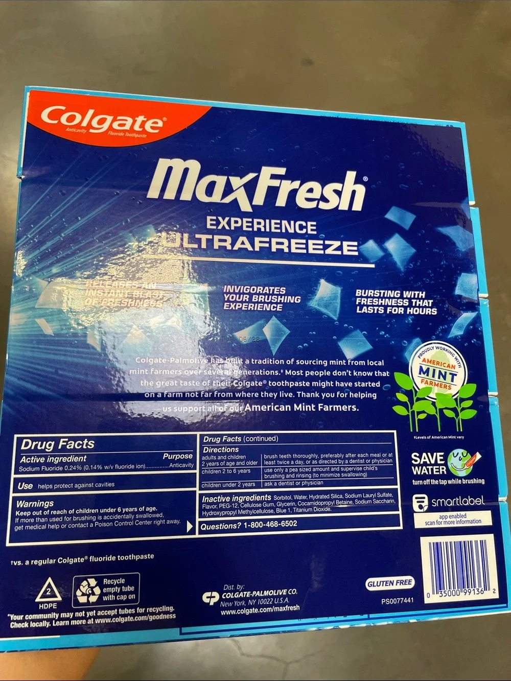 Colgate MaxFresh Whitening Breath Strips Toothpaste 5 Pack